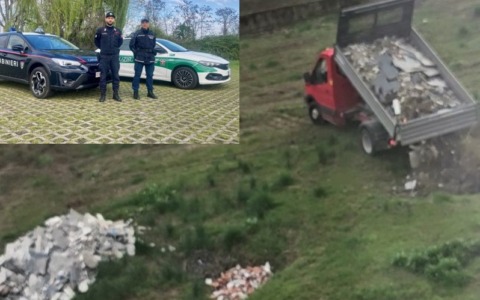 Macerie scaricate illegalmente a Sant’Agabio: denunciato l’autista di un’impresa edile