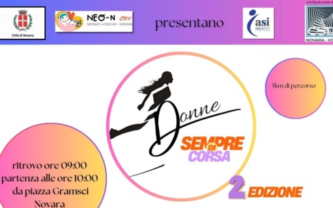 Novara ospita la seconda edizione di “Donne sempre di corsa”
