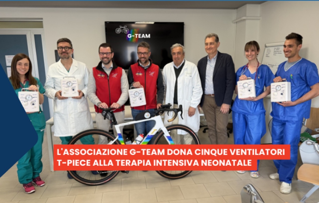 L’Associazione G-Team dona ventilatori alla Terapia Intensiva Neonatale di Novara
