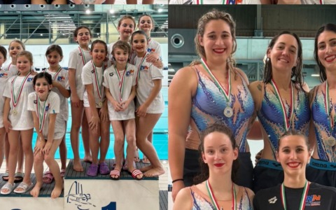 Libertas Nuoto Novara trionfa ai Regionali estivi di nuoto sincronizzato
