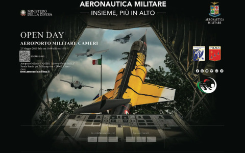 Open Day all’aeroporto militare di Cameri: iscrizioni aperte per visitare reparti pediatrici d’eccellenza