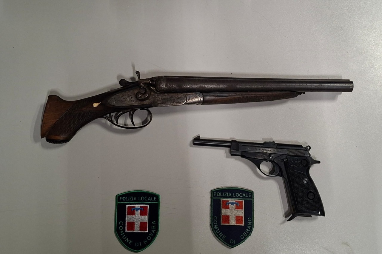 Operazione a Novara: rinvenute armi clandestine in un edificio