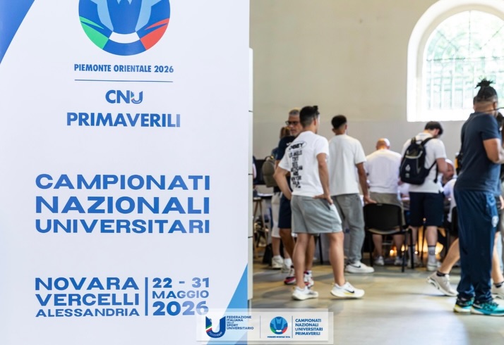 Campionati Nazionali Universitari 2026: oltre 3mila studenti-atleti a Novara, Vercelli e Alessandria