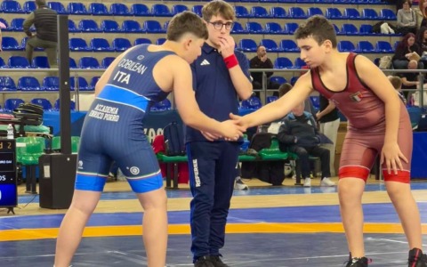 Constantin Cobilean, campione italiano di lotta greco-romana e libera ad Arona