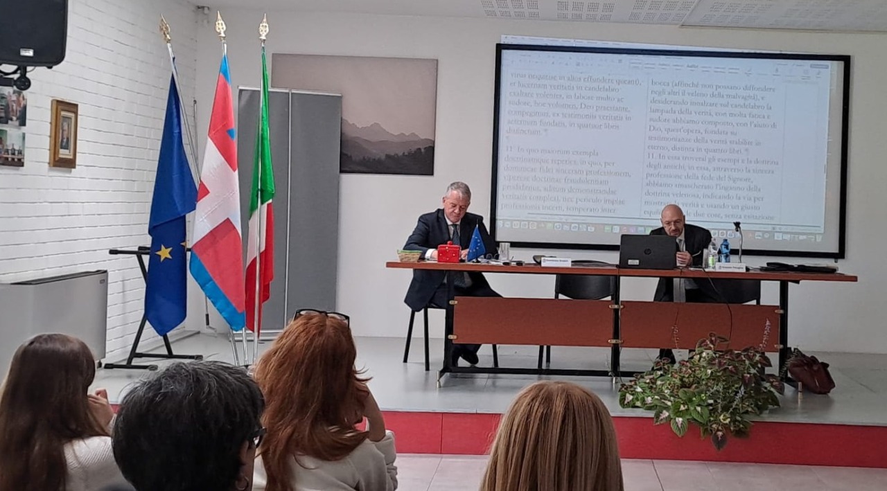 Convegno all’IC Boroli su Pietro Lombardo, il teologo novarese nella Divina Commedia