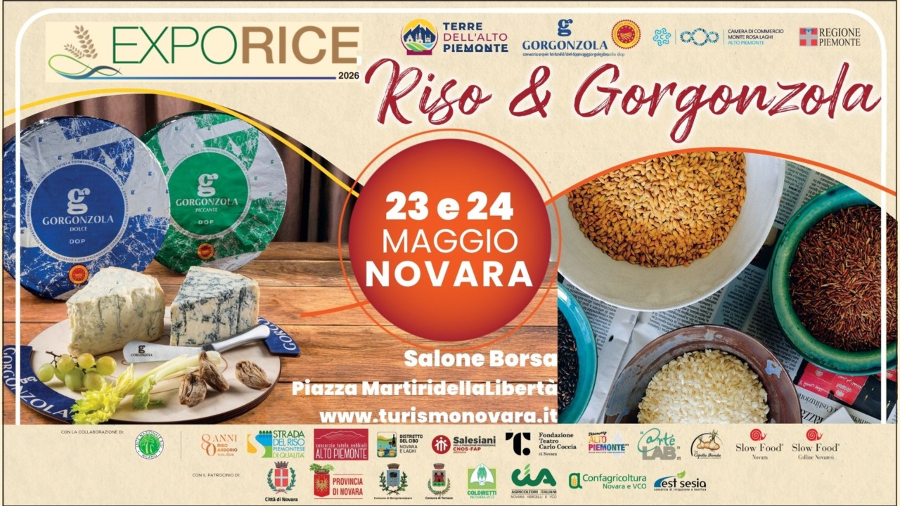 ExpoRice: il 23 e 24 maggio Novara festeggia le sue specialità gastronomiche
