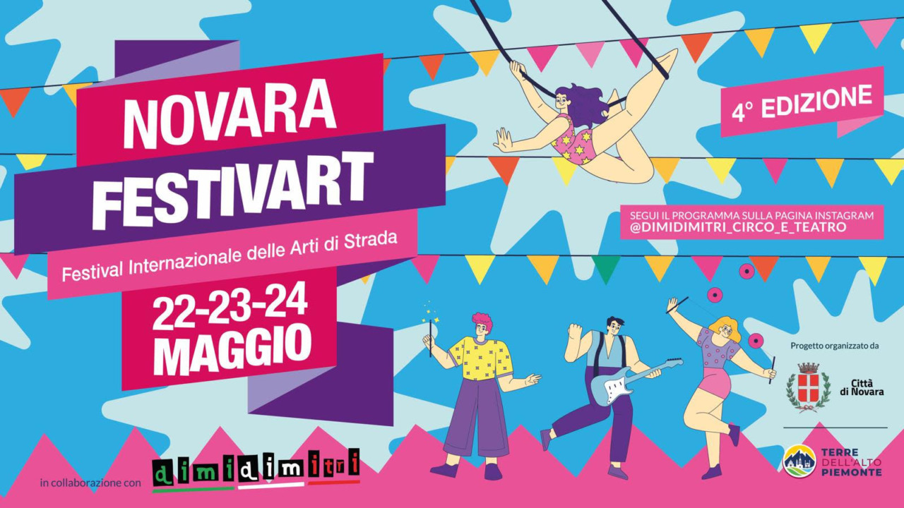 FestivArt 2026: tre giorni di arte e spettacolo nel cuore di Novara