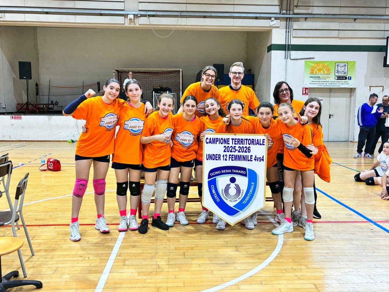 L’Agil Volley Under 12 4×4 conquista il titolo territoriale
