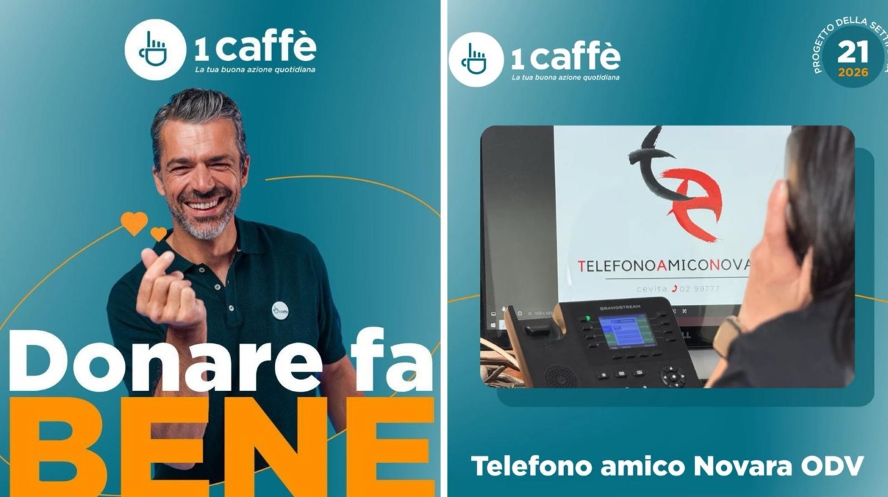 Luca Argentero sostiene Telefono Amico Novara in una raccolta fondi