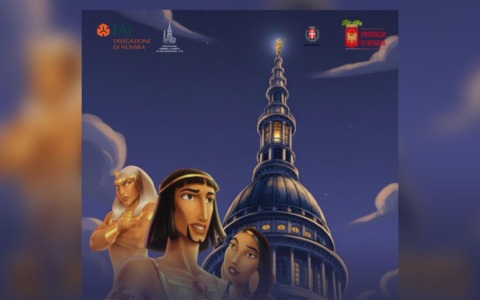 Proiezione di “Il Principe d’Egitto” nella storica Cupola di Novara