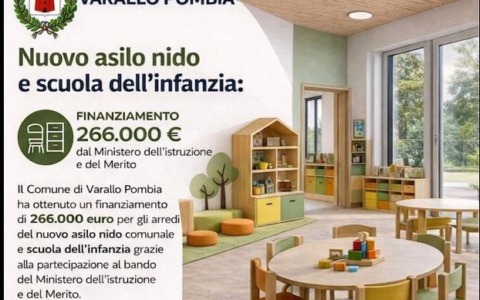 Varallo Pombia riceve fondi per arredi scolastici