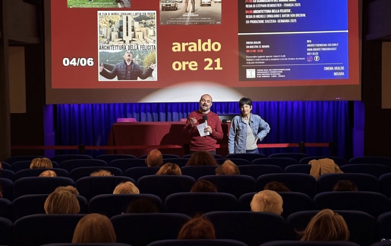 Cinema e architettura, un evento riuscito a Novara con l’Ordine degli Architetti