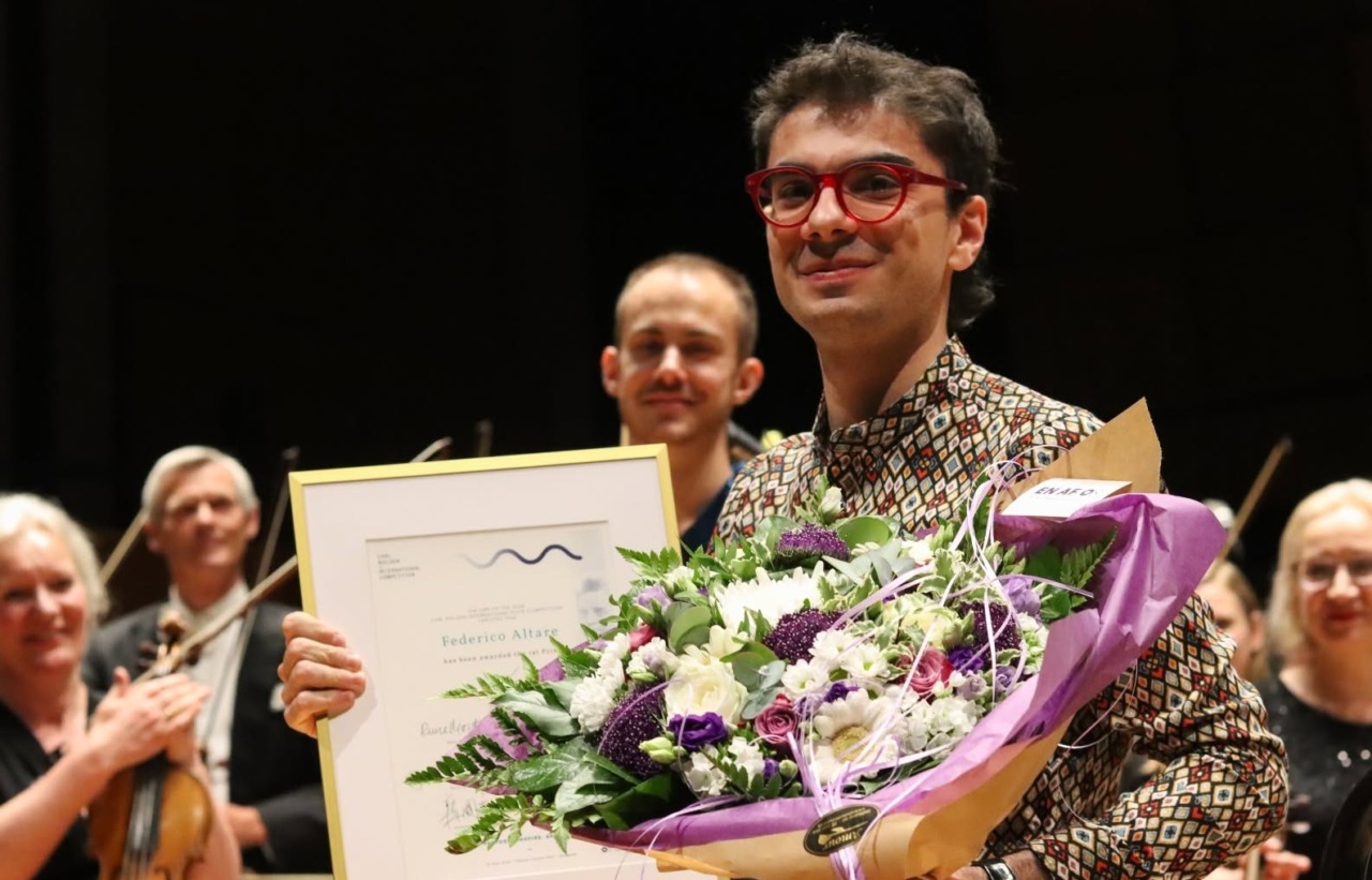 Federico Altare, ex allievo del Conservatorio Cantelli, vince il Carl Nielsen International Competition 2026