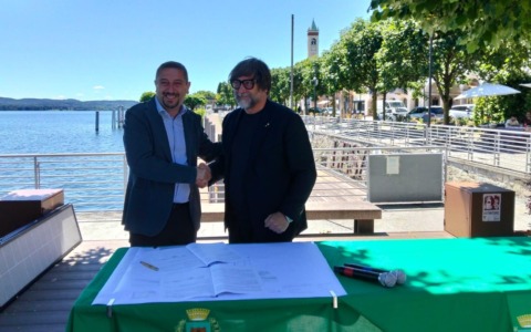 Firmata la convenzione per il nuovo Ufficio IAT sul lungolago di Lesa