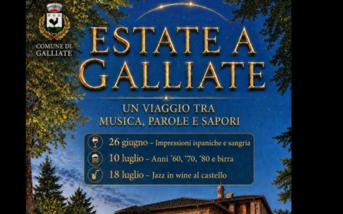 Galliate in estate: tra musica, parole e sapori
