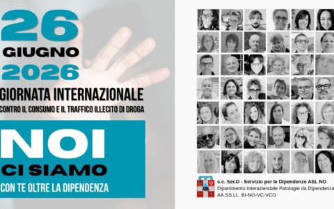 Giornata mondiale contro le droghe: l’Asl Novara lancia due progetti innovativi