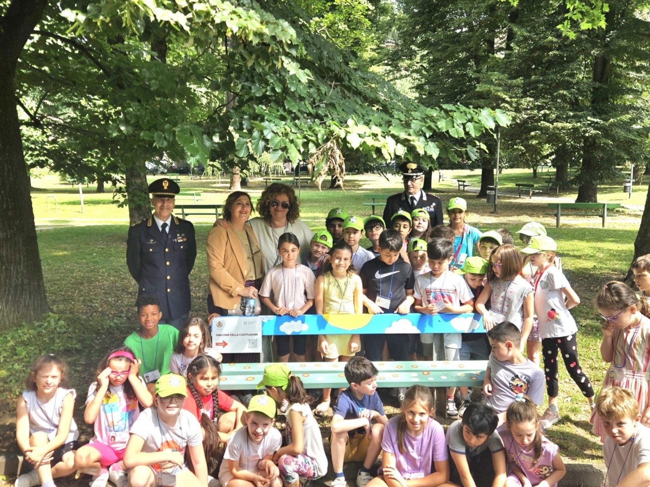 Inaugurate a Novara le Panchine della Costituzione