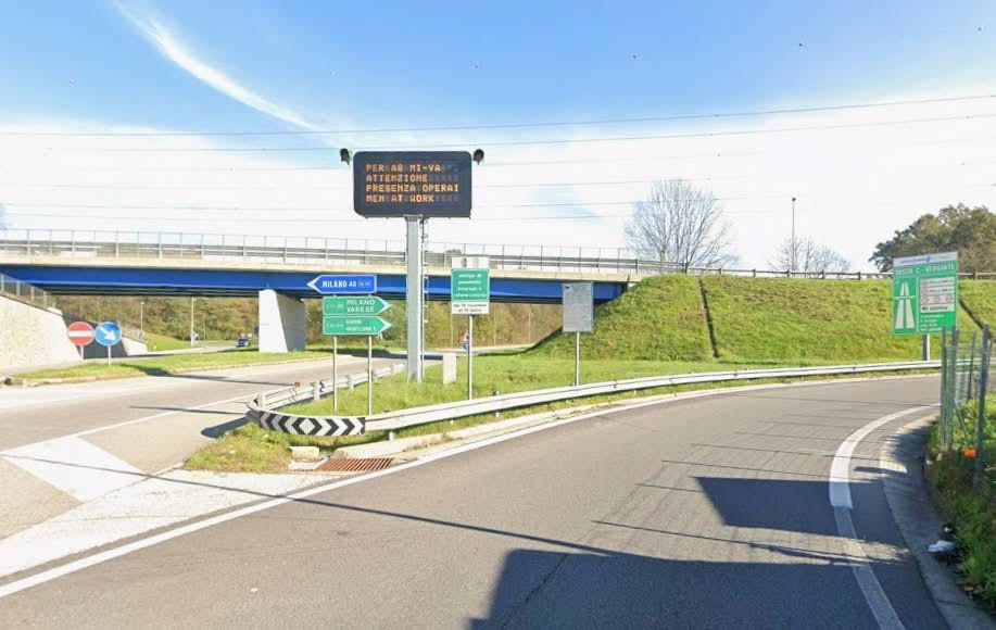 Interruzione del raccordo A26/A8 questa sera
