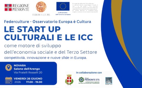Le start-up culturali e le ICC: un motore per l’economia sociale a Novara