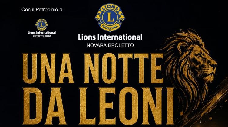 Lions International presenta “Una notte da leoni” a Novara