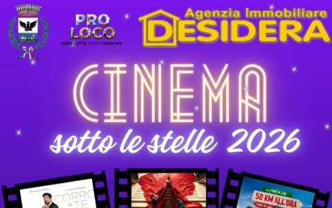 Riparte il Cinema all’aperto a Castelletto Ticino