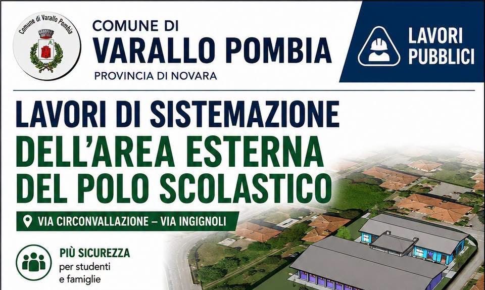 Varallo Pombia: rinnovata viabilità e area giochi per la scuola dell’infanzia
