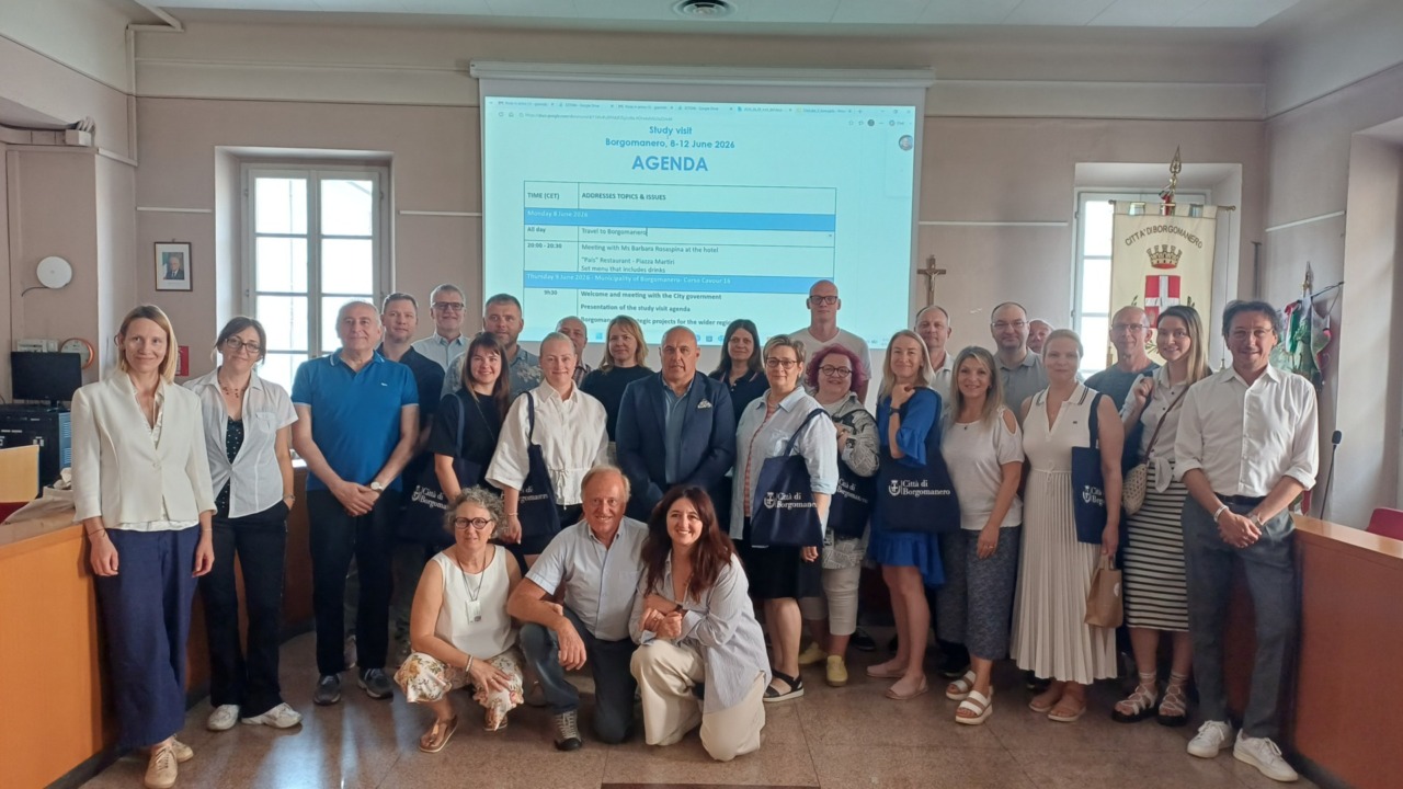 Visita di una delegazione estone a Borgomanero