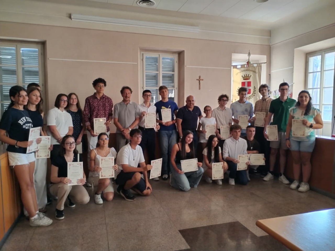 Cerimonia di premiazione a Borgomanero: gli studenti dell’anno