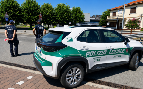 Fermato mentre guida ubriaco dopo aver dormito sulla pista ciclabile