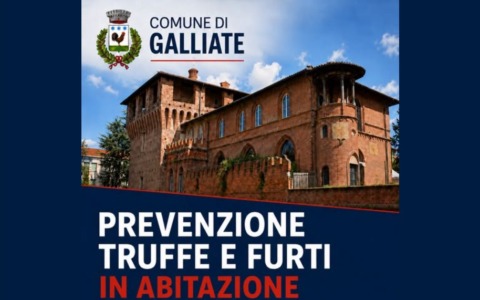Galliate: incontro sulla prevenzione di truffe e furti in abitazione