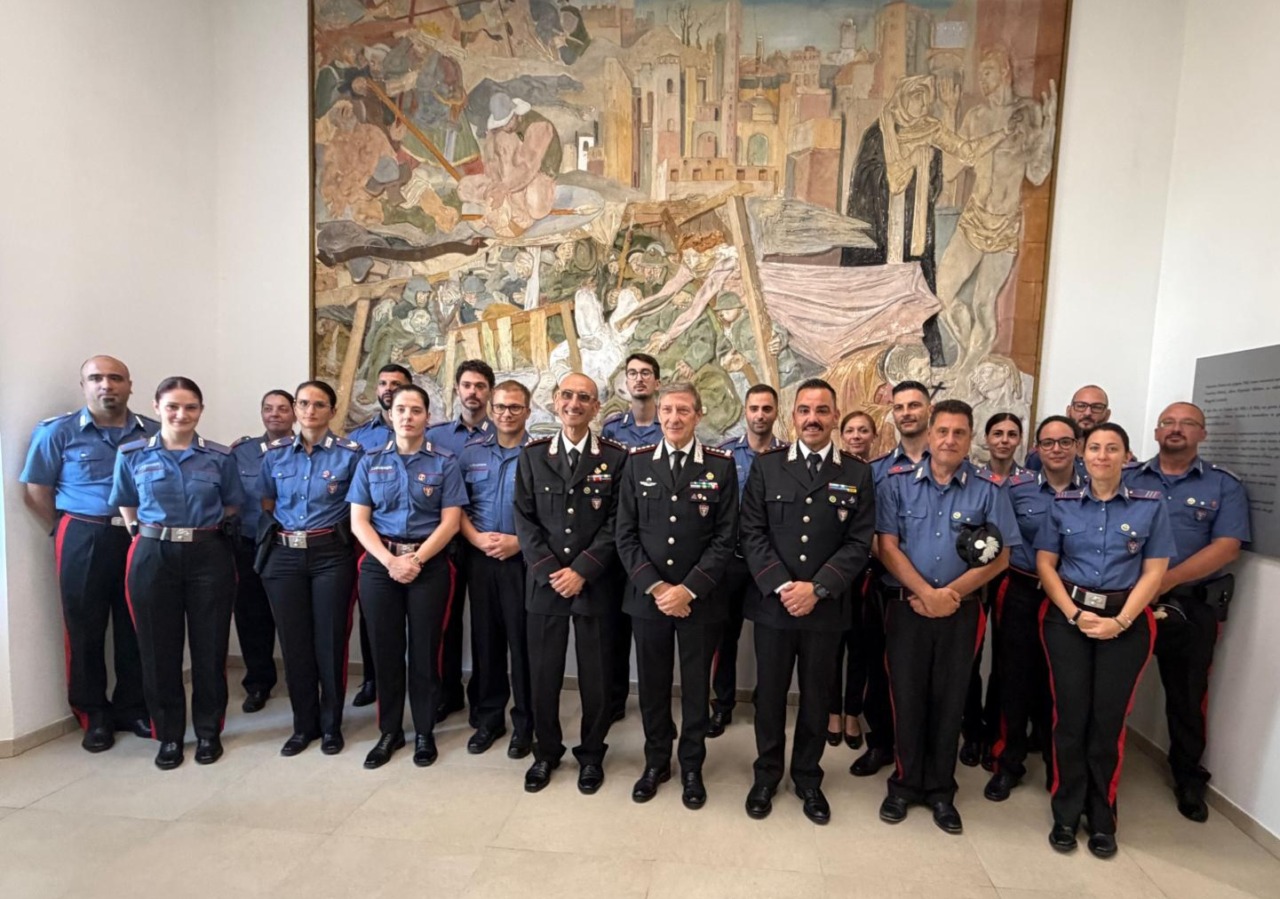Il Generale Fabrizio Parrulli in visita al Gruppo Carabinieri Forestale di Novara