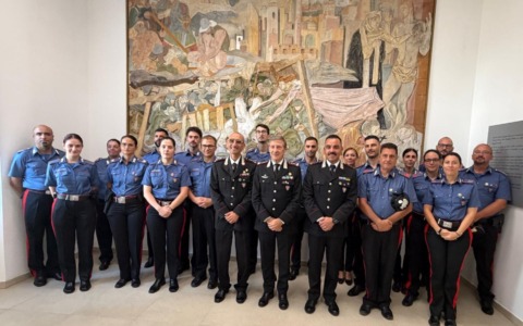 Il Generale Fabrizio Parrulli in visita al Gruppo Carabinieri Forestale di Novara