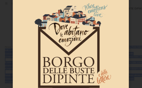 Poste Italiane presenta un bollo speciale per il “Borgo delle Buste Dipinte e delle Lettere” a Miasino