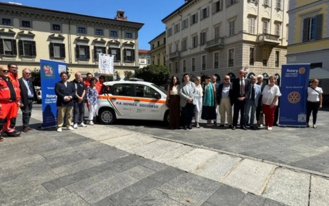 Rotary e Novara Soccorso: un nuovo mezzo per l’assistenza agli anziani fragili