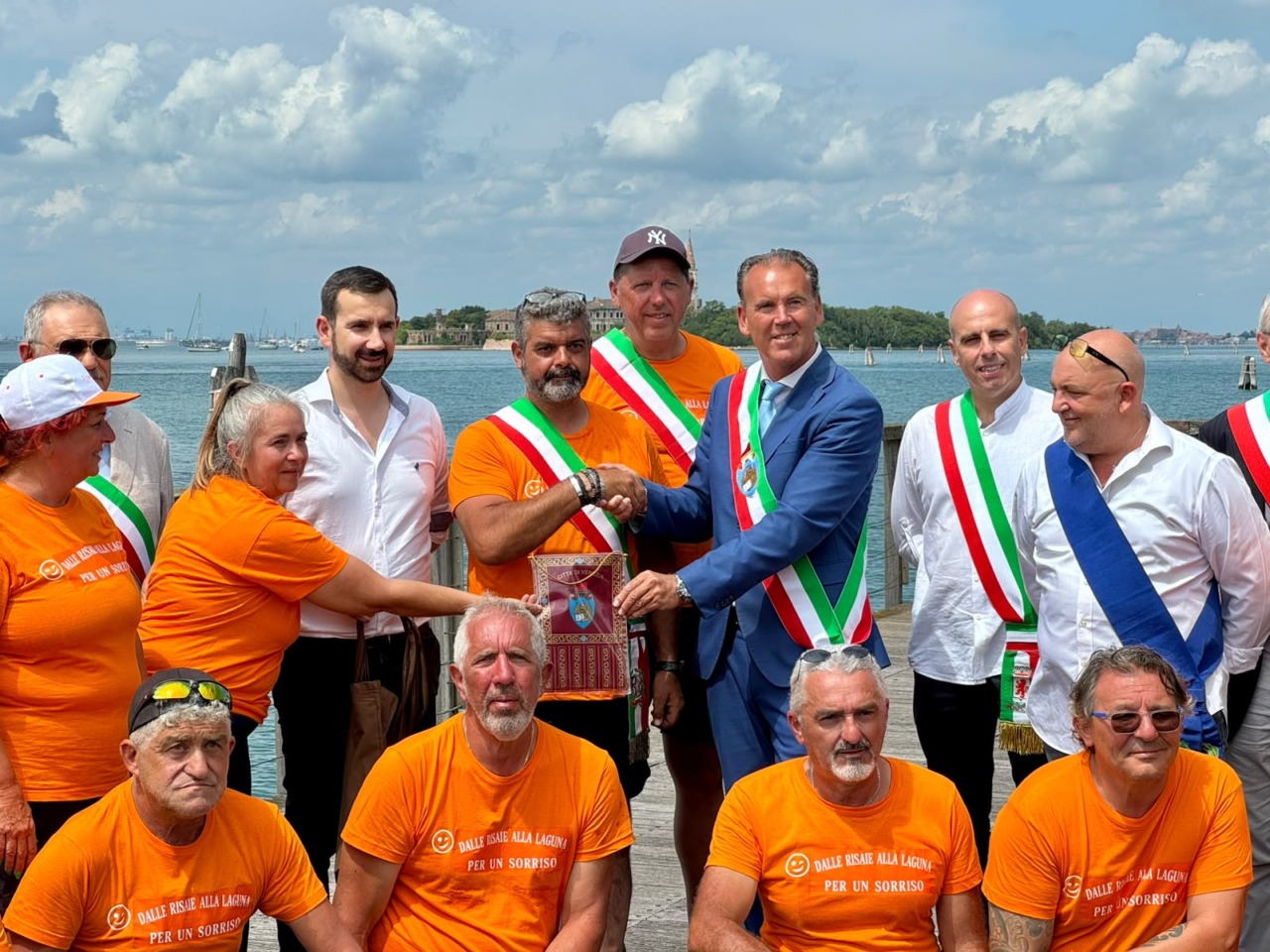 Si conclude a Venezia la terza edizione dell’impresa solidale “Dalle risaie novaresi alla laguna per un sorriso”