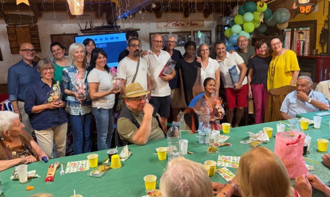 Un anno di impegno per Auser Arona Aps si conclude con un pranzo festivo