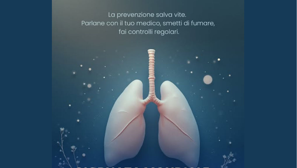 1 Agosto: Giornata mondiale contro il tumore del polmone, l’Aou Maggiore della Carità promuove la prevenzione